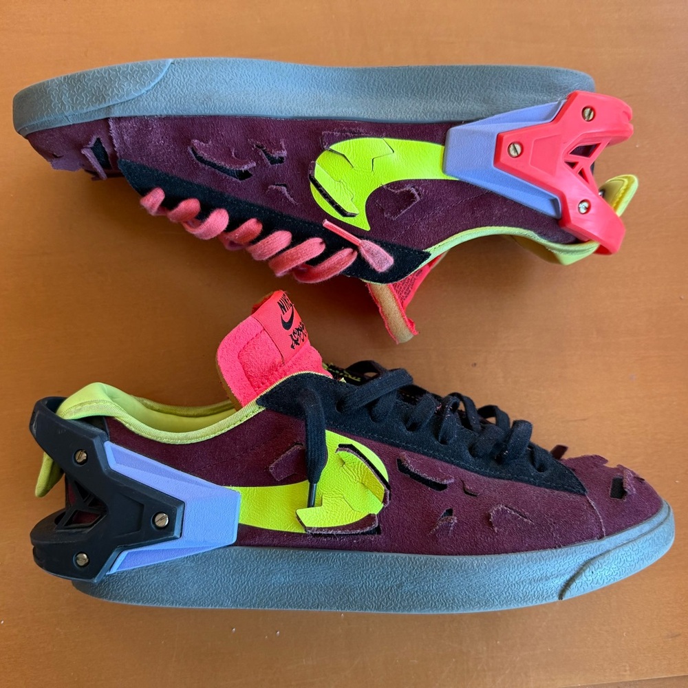 Acronym x Blazer Low 'Night Maroon'